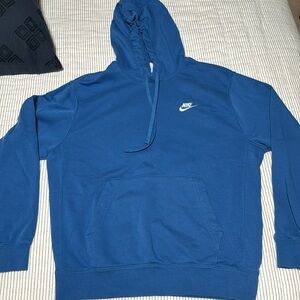 Blue Nike Hoodie Size:M. Worn once.